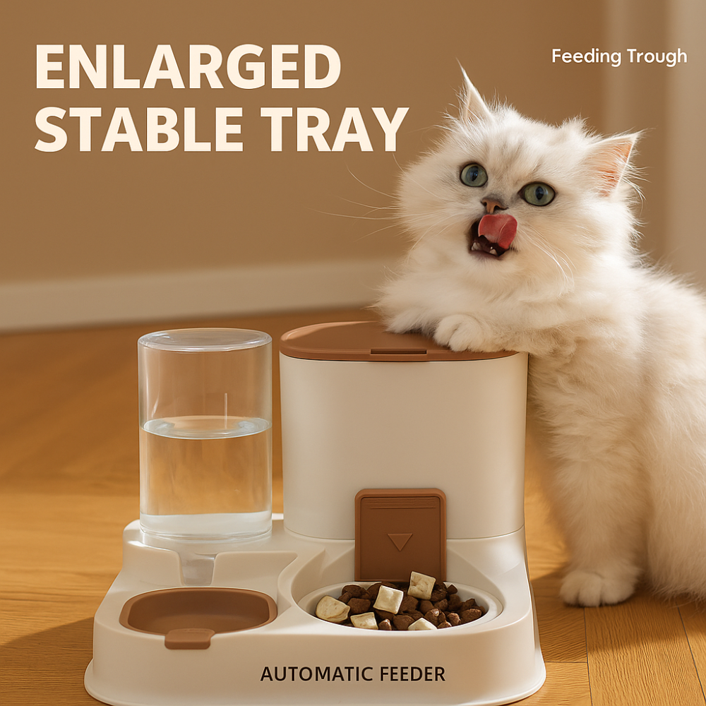 Water and Food Dispenser Combo - Feeder