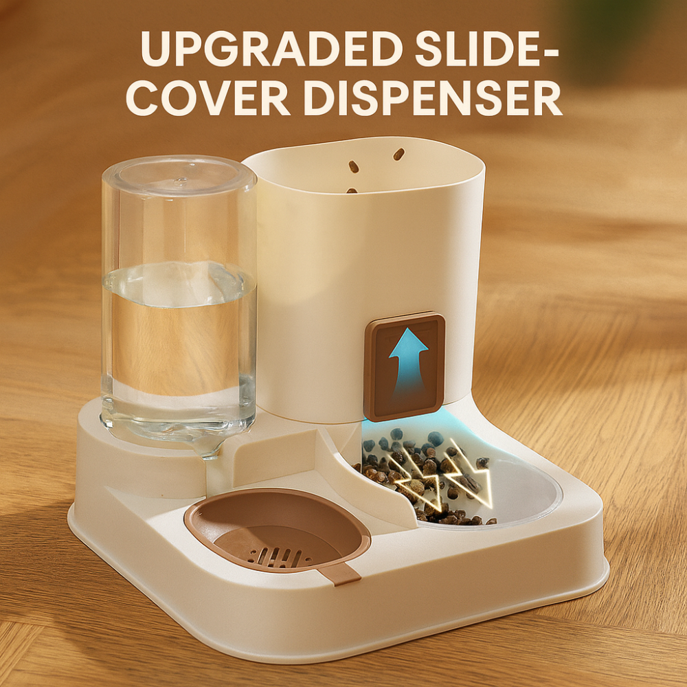 Water and Food Dispenser Combo - Feeder