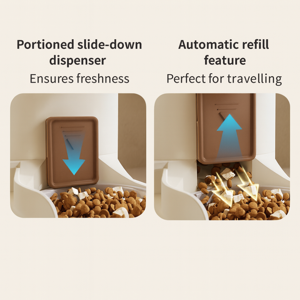 Water and Food Dispenser Combo - Feeder