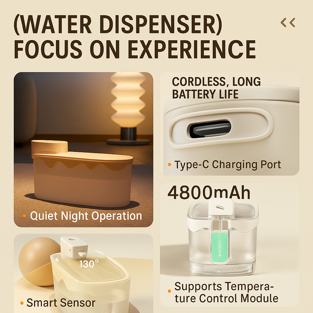 Water-Electricity Separation Pet Water Dispense