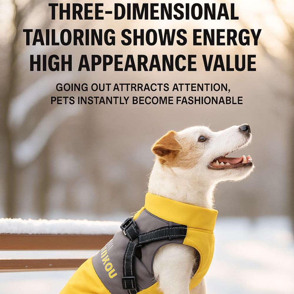 Breathable Design Reflective Warm Dog Jacket