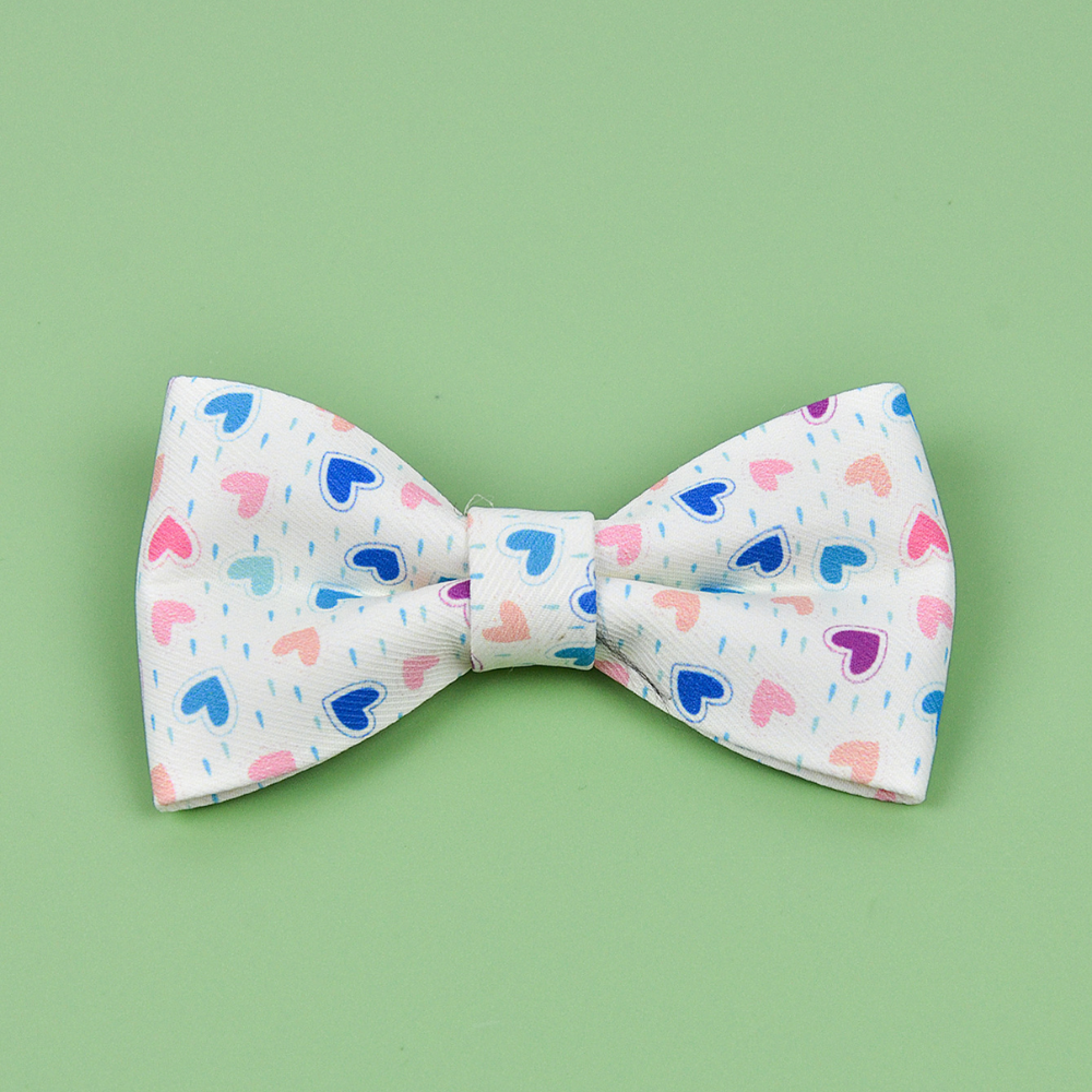 Summer Cute Pet Bow Tie Reversible Printed Eco-Friendly Cat Dog Collar Accessory