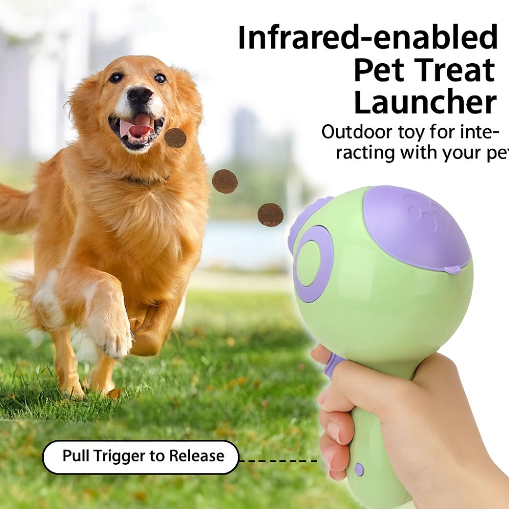Laser Food-Throwing Gun Feeder