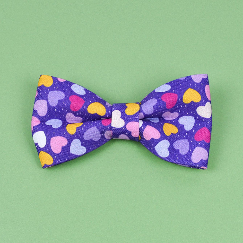 Summer Cute Pet Bow Tie Reversible Printed Eco-Friendly Cat Dog Collar Accessory