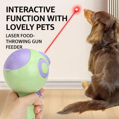 Laser Food-Throwing Gun Feeder