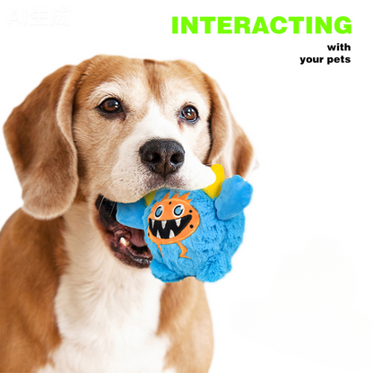 Monster Plush Squeaky Dog Toy Durable Chew Cats & Dog Toy