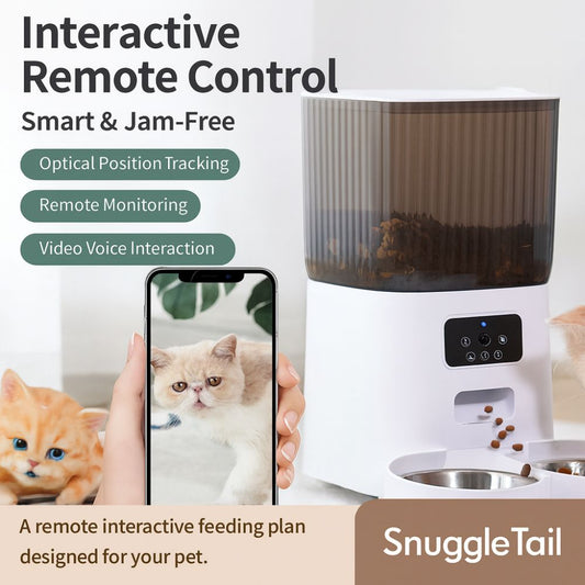 Smart Automatic Pet Feeder with APP Control,Timed & Portion Control Feeder