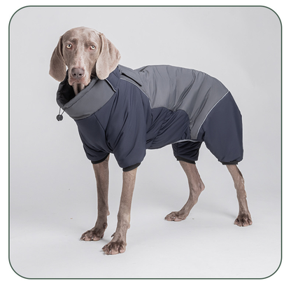 Green Pink Blue Purple Warm Large Dog Jacket