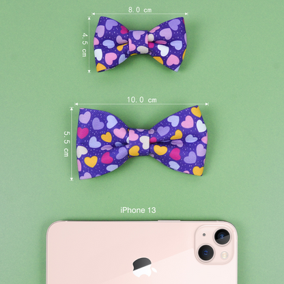 Summer Cute Pet Bow Tie Reversible Printed Eco-Friendly Cat Dog Collar Accessory