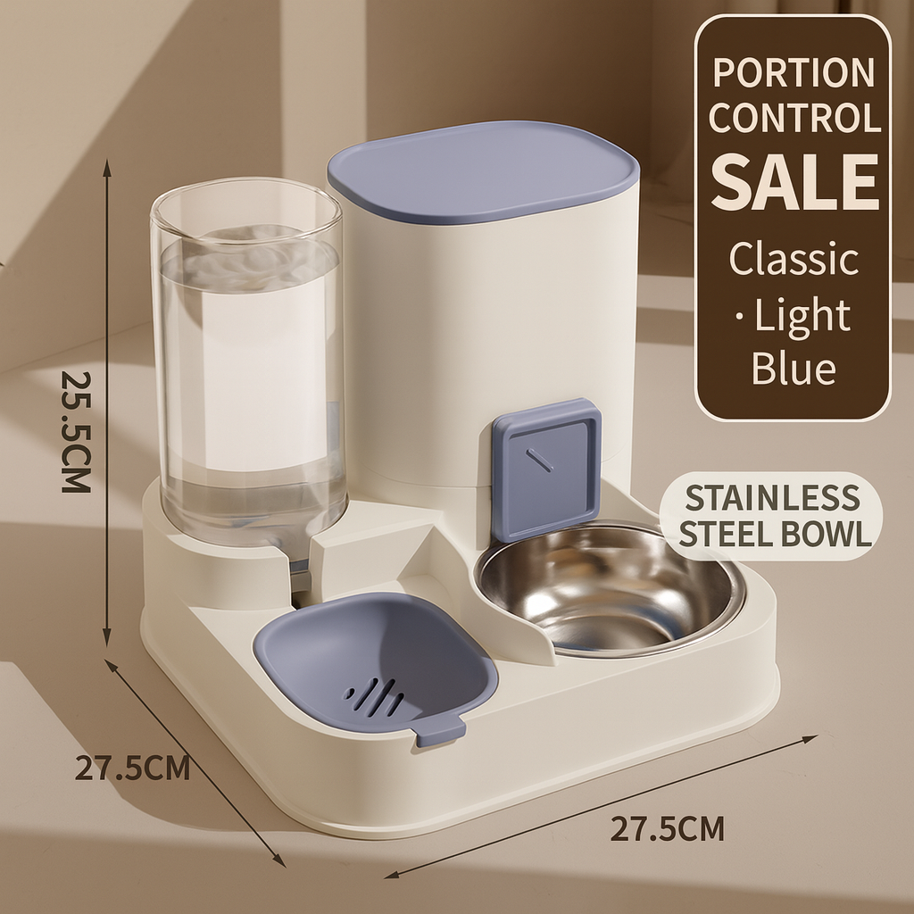 Water and Food Dispenser Combo - Feeder