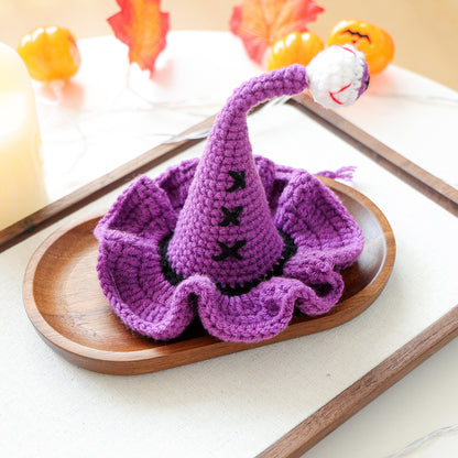 Halloween Hand-Knitted Pumpkin Hat Pet Costume Dogs & Cats Accessory