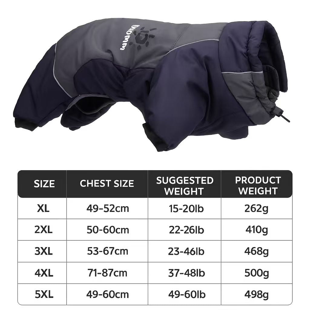 Green Pink Blue Purple Warm Large Dog Jacket