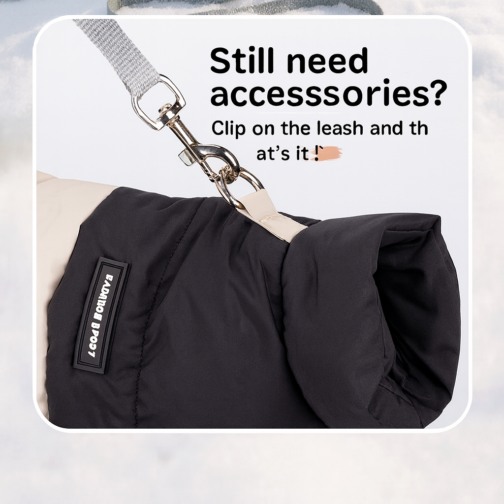 Waterproof & snowproof fabric Dog Clothes