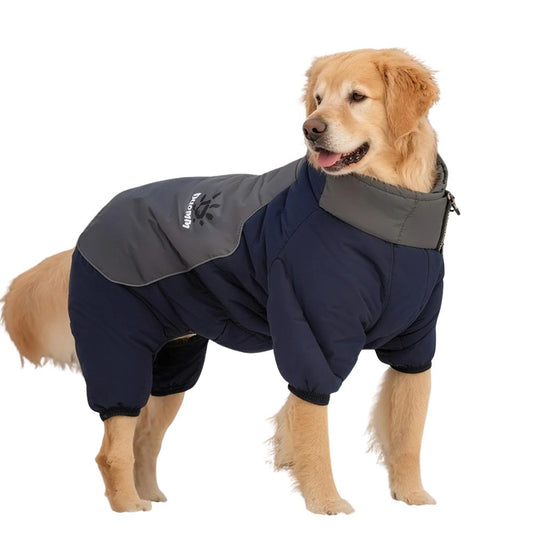 Green Pink Blue Purple Warm Large Dog Jacket