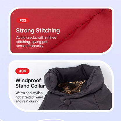 Waterproof & snowproof fabric Dog Clothes